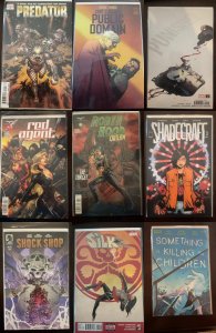 Lot of 9 Comics (See Description) Predator, Public Domain, Punisher, Red Agen...