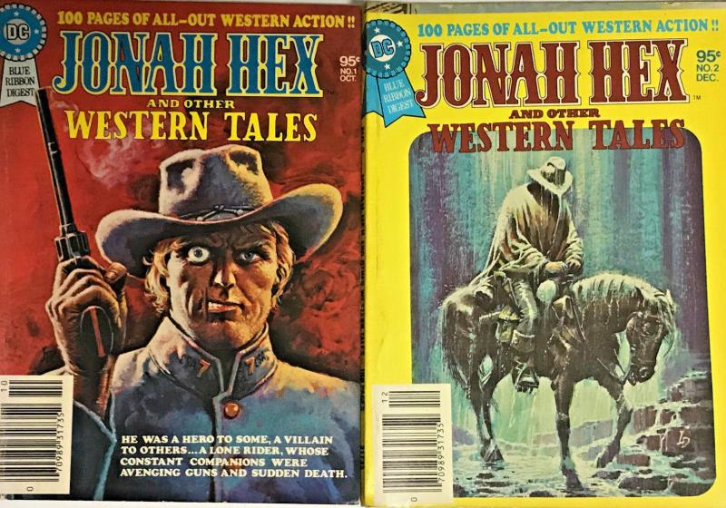 JONAH HEX & OTHER WESTERN TALES#1-3 FN/VF LOT 1979 DC DIGEST COMICS