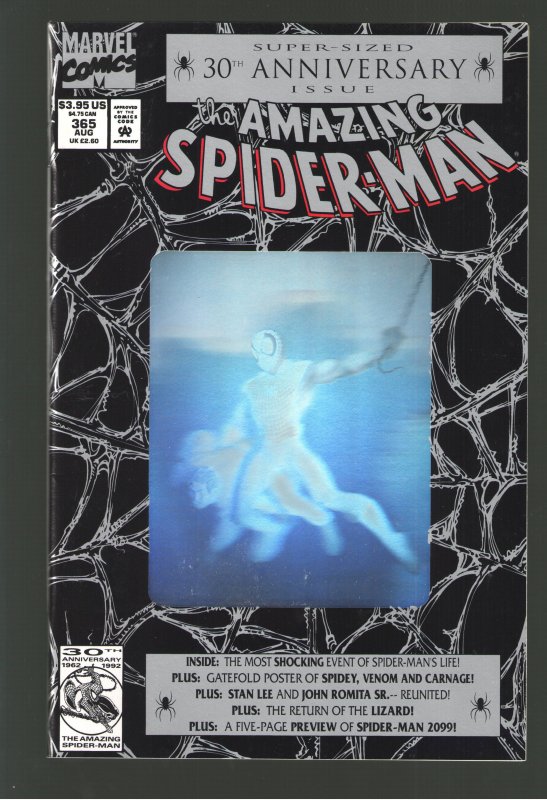 AMAZING SPIDERMAN 365 NM 9.6(unread) 1st APP SPIDEY 2099!OUR BIGGEST SALE!!