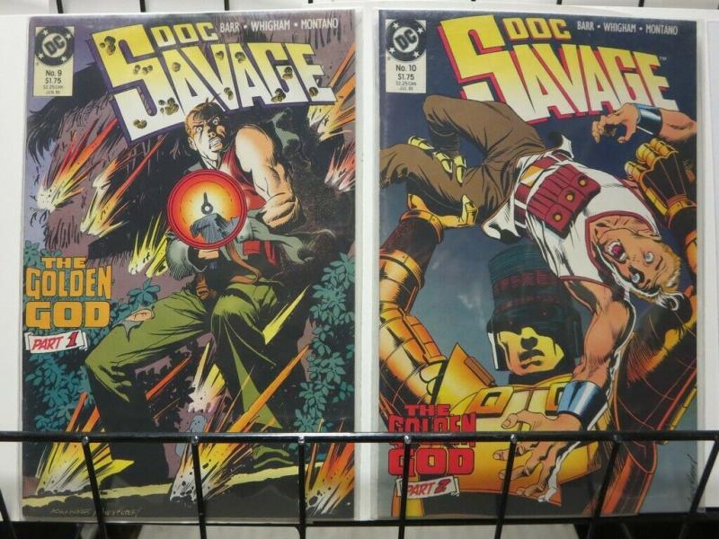 DOC SAVAGE (1988) 9-10  Golden God  complete story