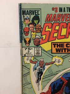 Marvel Super Heroes Secret Wars #3 (1984) newsstand edition, top staple loose