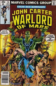 John Carter, Warlord of Mars #16 FN ; Marvel | Chris Claremont