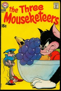 The Three Mouseketeers #1 1970- DC Comics- Fruitbowl cover FN-
