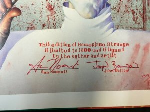 SOMEPLACE STRANGE HARDCOVER SIGNED BY ANN NOCENTI & JOHN BOLTON