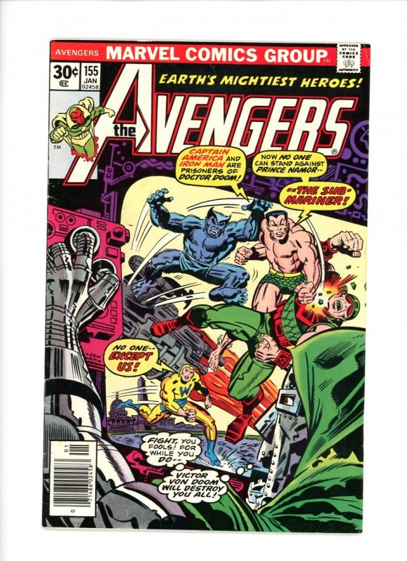 Avengers #155  1977  VG/F