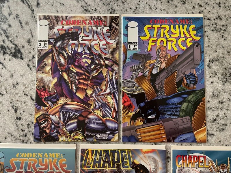 Lot Of 5 Image Comic Books Chapel # 1 1 + Codename Stryke Force # 0 1 2 NM  RH3