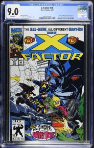 X-Factor #75 (2/92) Graded CGC 9