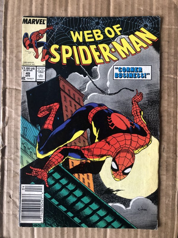 Web of Spider-Man #49 (1989)