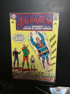 Adventure Comics #355 (1967) Legion Super Villains! Insert Queen VF/NM Boca!
