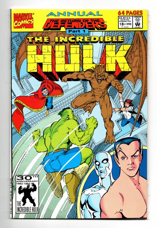 INCREDIBLE HULK ANNUAL #18 (1992) KEVIN MAGUIRE | DIRECT EDITION