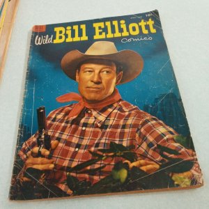 Wild Bill Elliott Comics #13 April-June 1954 Golden Age Western Hero Photo Cover