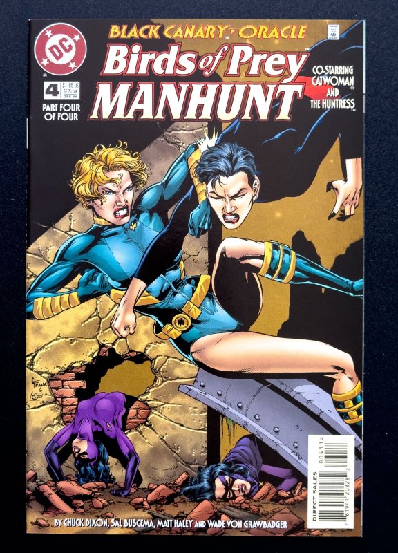 Birds of Prey: Manhunt #1-4 (1996) [Lot of 4bks] - [KEY] 1st Solo Series - NM