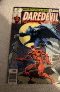 Daredevil #158 (1979)first frank miller-Death stalker foxing/staining on back