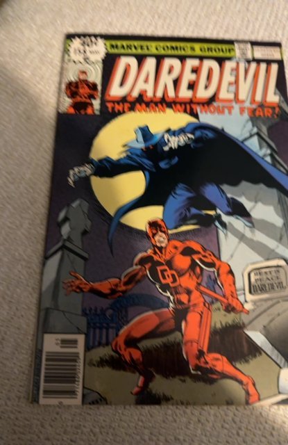 Daredevil #158 (1979)first frank miller-Death stalker foxing/staining on back
