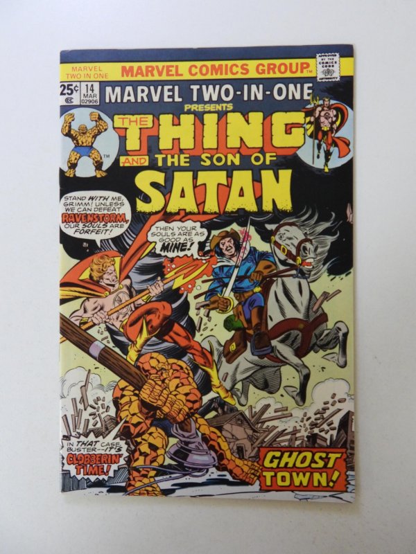 Marvel Two-in-One #14 (1976) Ghost Town! Sharp VF+ Condition!