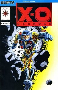 X-O Manowar #7 Frank Miller Cover Unity Part 5 Very Fine Condition