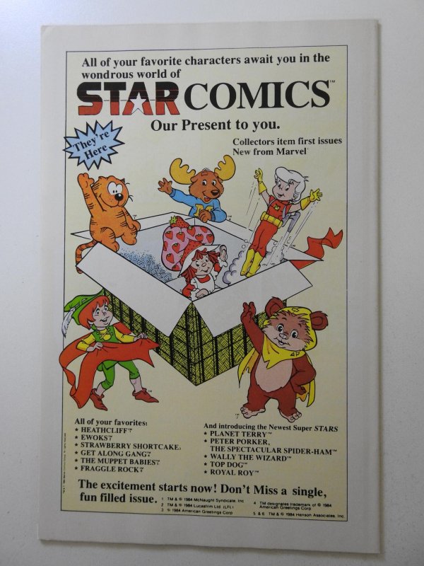 Web of Spider-Man #1 Direct Edition (1985) Sharp VF+ Condition!