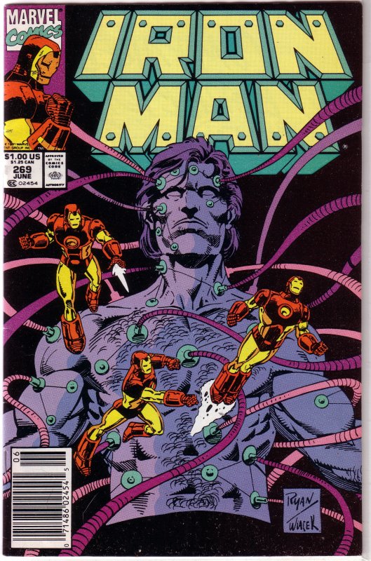 Iron Man   vol. 1  #269 VG Byrne/Ryan, Mandarin