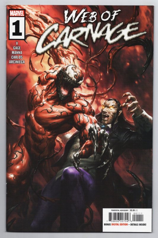 Web Of Carnage #1 Kendrick Lim Main Cvr (Marvel, 2023) NM