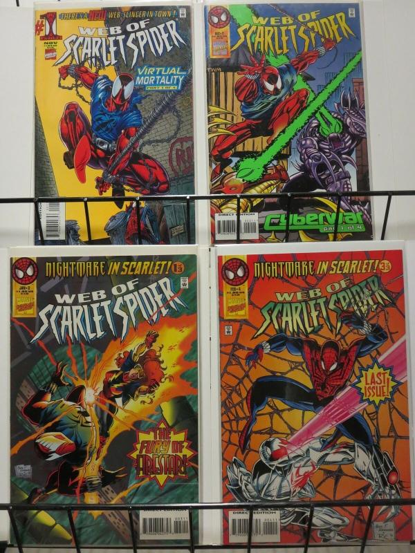 WEB OF SCARLET SPIDER (1995) 1-4