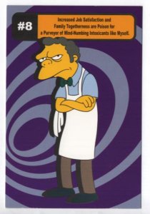 The SIMPSONS POSTCARD with Moe Szyslak Bongo Comics KaBoom 2001, Rare