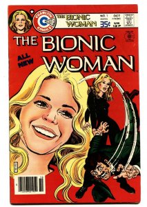 BIONIC WOMAN #1 comic book LINDSAY WAGNER TV SERIES  ORIGIN 1977