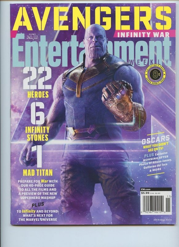 ENTERTAINMENT WEEKLY Collector's Cover: THANOS - Promotional Issue - Cover #8