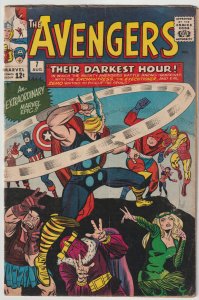 Avengers #7 (Aug 1964, Marvel), VG (4.0), Rick Jones app. in Bucky costume