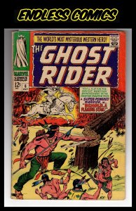 Ghost Rider #6 (1967) Carter Slade! Classic Silver Age Marvel Western!  / HCA6