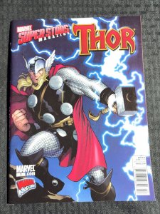 2011 THOR MARVEL SUPER STARS Magazine #1 FN+ 6.5 with Poster