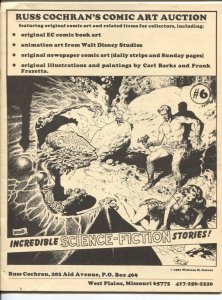 Russ Cochran's Comic Art Catalog #6 1981-Jim Ivey's copy-Jack Davis-Wally Woo...
