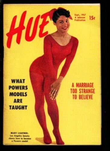 Hue Magazine 9/1957-Johnson -Mary Lightner -Nat King Cole 