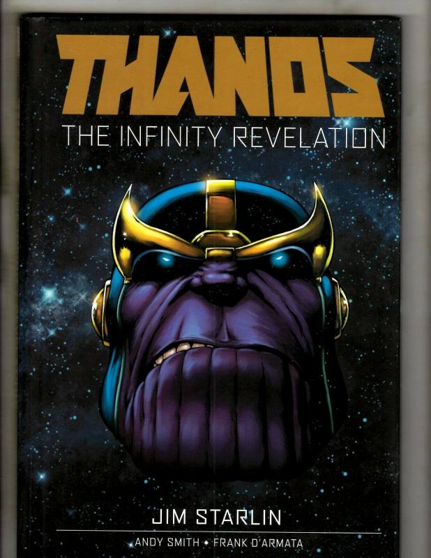 2 THANOS Graphic Novel Infinity Finale & Revelation Marvel Comics HARDCOVER J370