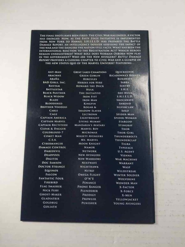 Civil War: Battle Damage Report One Shot NM- Marvel Comics C30B