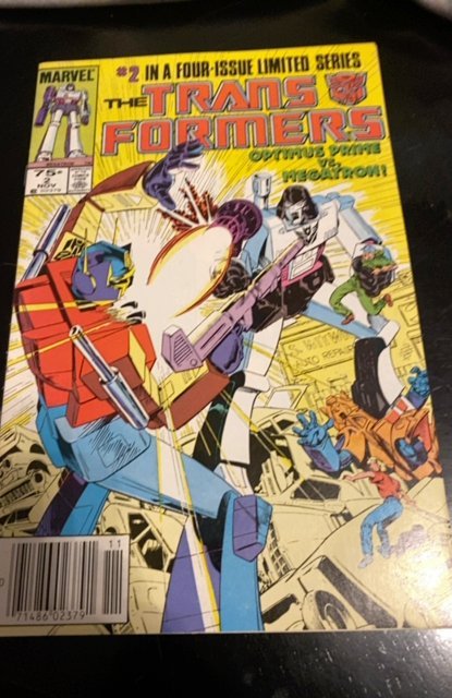 The Transformers #2 Newsstand Edition (1984) megatron high grade