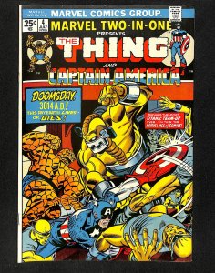 Marvel Two-In-One #4 Thing Captain America!