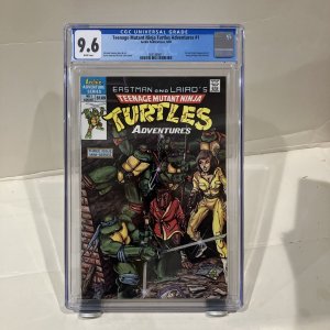 teenage mutant ninja turtles Adventures 1 Cgc 9.6