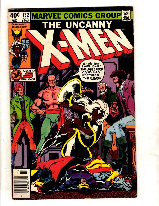 Uncanny X-Men # 132 FN Marvel Comic Book Wolverine Magneto Storm ...