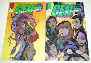 Gen 13: Ordinary Heroes #1-2 VF/NM complete series ADAM HUGHES image comics