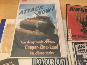 World War 2 Memorabilia Heroes of Pacific Do Your Duty Poster Magnets + B17 JKT2 