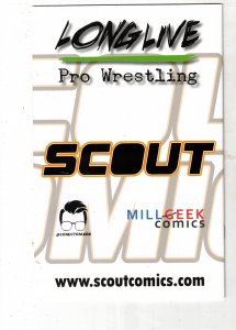 Long Live Pro Wrestling #0 Variant PRICE DROP $29.95 Wrestling Cover Signed CERT