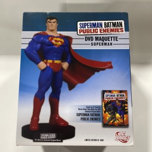 DC DIRECT BATMAN SUPERMAN PUBLIC ENEMIES MAQUETTE MIB!! Statue 0883/4000