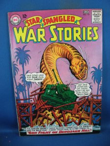 STAR SPANGLED WAR STORIES 119 F VF DINOSAUR CVR 1965