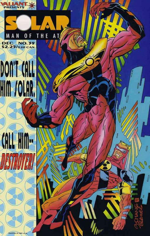 Solar, Man of the Atom #39 VF ; Valiant