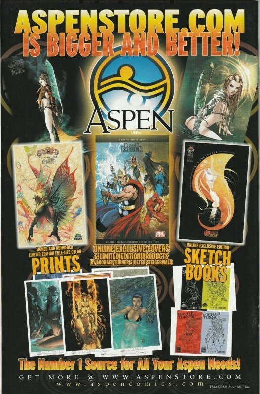 Fathom: Kiani #1B (2007) Aspen ~ Michael Turner