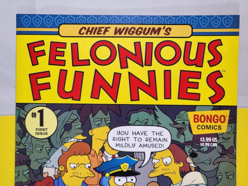 Simpsons One-Shot Wonders Chief Wiggum's Felonious Funnies #1 2018 Bongo Comics