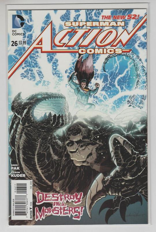 ACTION COMICS (2011 DC) #26 NM- FIRST PRINT