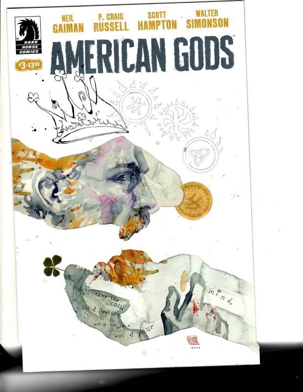 11 Comic Books Mash Up 1 + Abe Sapien 1 + American Gods # 1 2 3 4 5 6 7 8 9 JC11 