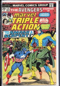 Marvel Triple Action #25 (1975) The Avengers