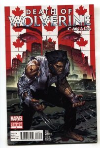 Death of Wolverine #2 Canada cover variant comic book Marvel 2014 NM-